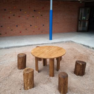 TAULA RODONA ACÀCIA